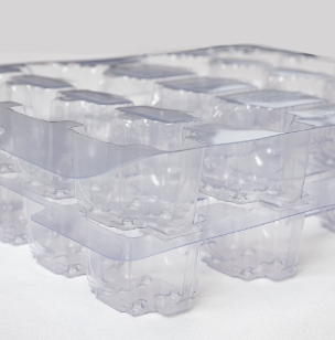 Recyclebare Trays transparent